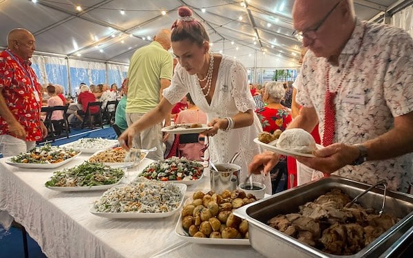 christmas spit roast buffet catering